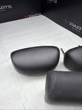 1997-2003 BMW E39 5-Series Sedan Rear Headrest Set of 3 Black Leather  *Notes*