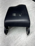 01-06 BMW E46 M3 Center Console Armrest Arm Rest Black Leather