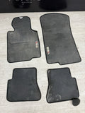 Genuine 01-06 BMW E46 M3 Convertible Carpets Floor Mats Black Front & Rear