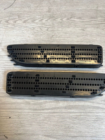 01-06 BMW E46 M3 Left Right Fender Vent Grilles Grills Trims Matte Black