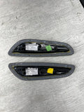 BMW E46 325 330 M3 Convertible Rear Grey Gray Upper Armrest Pads 7894431 7894432