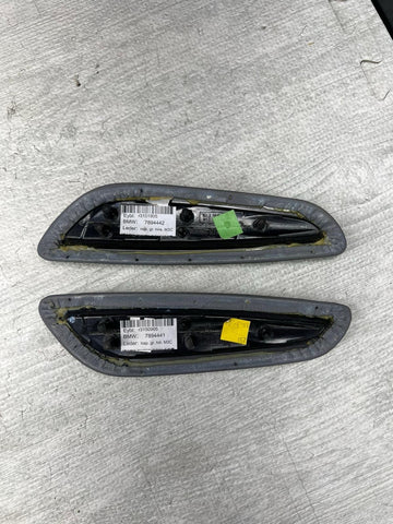 BMW E46 325 330 M3 Convertible Rear Grey Gray Upper Armrest Pads 7894431 7894432