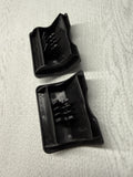 BMW E46 Rear Seat Belt Anchor Caps Covers Black OEM 99-06 323 325 328 330 M3