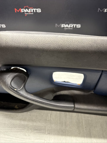 96-02 BMW Z3 M Z3M Front Passenger Right Door Card Panel Cover Trim Estoril Blue