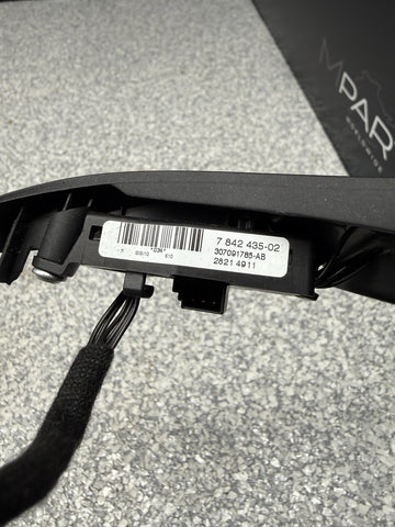08-13 BMW E90 E92 E93 M3 Steering Wheel Trim Cover Black + Buttons *Peeling*