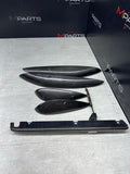 06-07 OEM BMW E63 E64 M6 Front Rear Door Dash Center Console Carbon Trim Ser