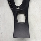 08-13 BMW E90 E92 M3 OEM  Front Center Console Cover Leather DCT *Scratches*