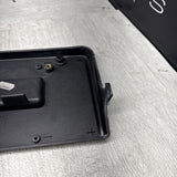 BMW E46 M3 01-06 Front License Plate Base 51112694726 2694726 Carbon Black OEM