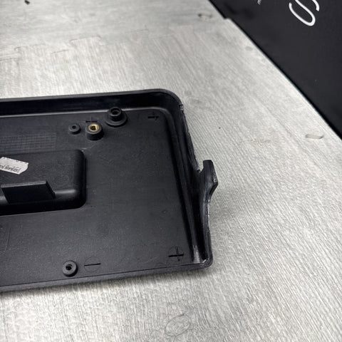 BMW E46 M3 01-06 Front License Plate Base 51112694726 2694726 Carbon Black OEM