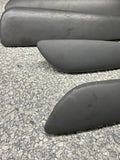 01-06 BMW E46 M3 Convertible Door Arm Rest Armrest Pads Dove Grey *2 Broken Tabs