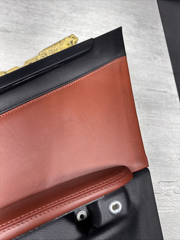 08-13 BMW E93 M3 Convertible Rear Right Door Card Panel Trim Fox Red