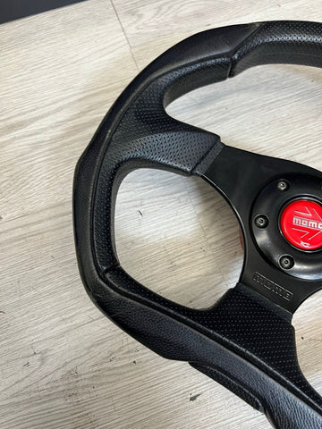 BMW 01-06 E46 M3 FRONT LEATHER STEERING WHEEL MOMO