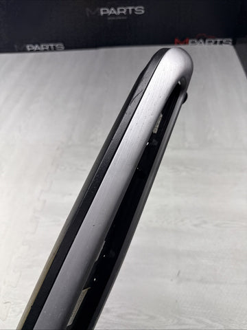 01-06 BMW E46 M3 Brushed Aluminum/Black Door Trim Armrest Front Left Driver