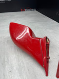 95-99 BMW E36 M3 Coupe Side Mirrors Pair Red