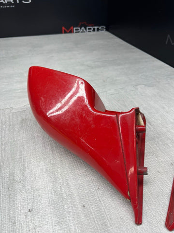 95-99 BMW E36 M3 Coupe Side Mirrors Pair Red