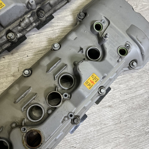 2008-2013 BMW E90 E92 E93 M3 S65 V8 Valve Covers Pair LH RH 7838268 7838267