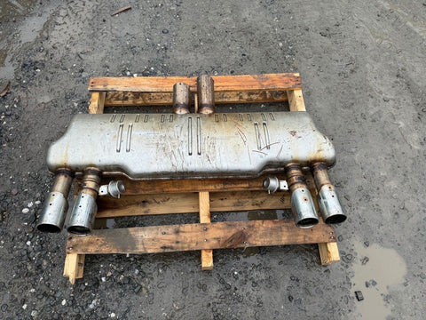 2010-2014 BMW E70 E71 X5M X6M S63 Exhaust Muffler Rear OEM