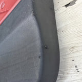 01-06 BMW E46 M3 FRONT RIGHT PASSENGER SIDE DOOR PANEL CARD IMOLA RED OEM