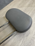 2001-2006 BMW E46 M3 Coupe Grey Front Headrests Head Rests Pair OEM