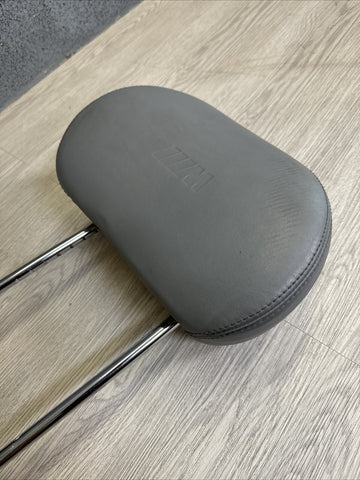 2001-2006 BMW E46 M3 Coupe Grey Front Headrests Head Rests Pair OEM