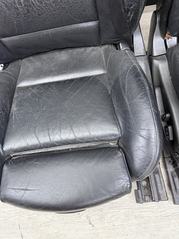 01-06 BMW E46 M3 Convertible Interior Front Heated Seats Black