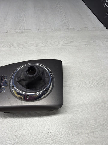 01-06 BMW E46 M3 Center Dome SMG Shift Plate Titan Shadow Grey
