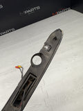 01-06 BMW E46 M3 Convertible Trunk Lid Grip Deck Handle Jet Black *Broken Tabs