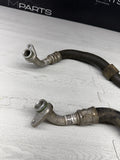 06-10 BMW E60 E63 E64 M5 M6 V10 S85 Engine Motor Oil Cooler Lines Hoses Pair