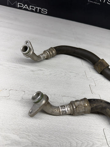 06-10 BMW E60 E63 E64 M5 M6 V10 S85 Engine Motor Oil Cooler Lines Hoses Pair
