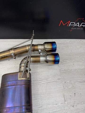 Valvetronic Designs Valved Titanium Full Exhaust w/ Burnt Tips 20-25 BMW G87 M2