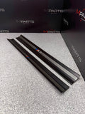 94–99 BMW E36 M3 2 Coupe Door Sill Trim Left & Right Pair Black OEM