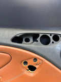 01-06 BMW E46 M3 LEFT DRIVER SIDE DOOR PANEL CARD CINNAMON OEM