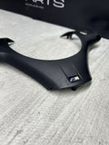 08-13 BMW E90 E92 E93 M3 Lower Steering Wheel Trim Cover Plate Black