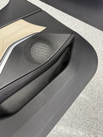 21-26 BMW G20 340 M340 Front Left Driver Door Card Panel Cover Trim Beige