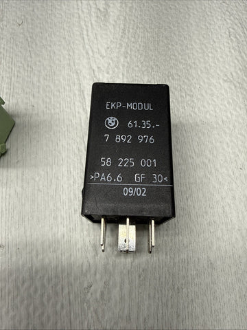 BMW 00-06 E39 M5 E46 M3 EKP Fuel Pump Relay Relays Fuses Unit Coupe OEM