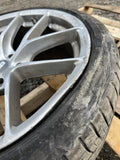 ESR RF2 19x9.5 ET35 5x120 HB 72.56 Silver Wheel Rim *1 Crack 3 Bends