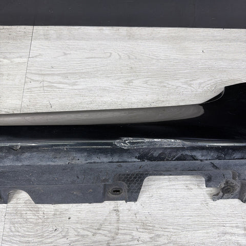 12-17 OEM BMW F10 M5 Left Driver Side Skirt Rocker Panel Black
