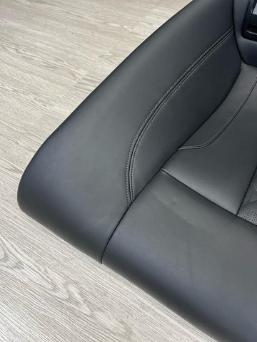 BMW 20-25 F92 M8 Coupe Rear Black Leather Bottom Bench Seat Cushion