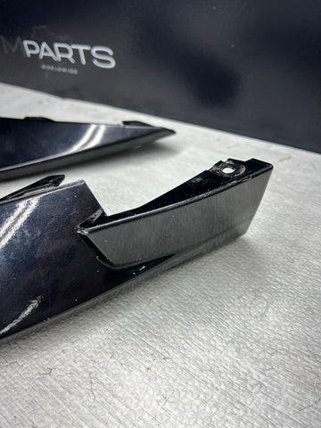 21-25 BMW G80 G82 G83 M3 M4 OEM Gloss Black Front Bumper Corner Splitters