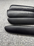 01-06 BMW E46 M3 Coupe Door Upper Arm Rest Armrest Pads Black *Tabs*