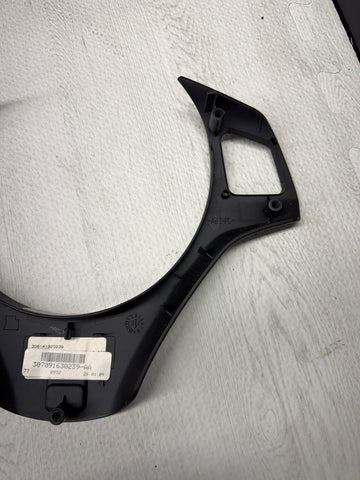 08-13 BMW E90 E92 E93 M3 Lower Steering Wheel Trim Cover Plate Black