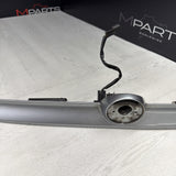 01-06 BMW E46 M3 Convertible Trunk Lid Grip Key Deck Handle Silver Gray