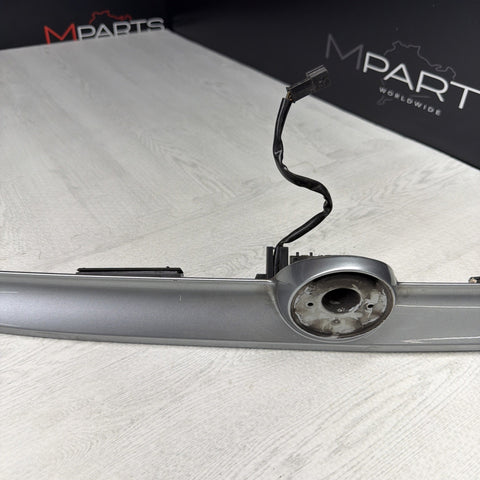 01-06 BMW E46 M3 Convertible Trunk Lid Grip Key Deck Handle Silver Gray
