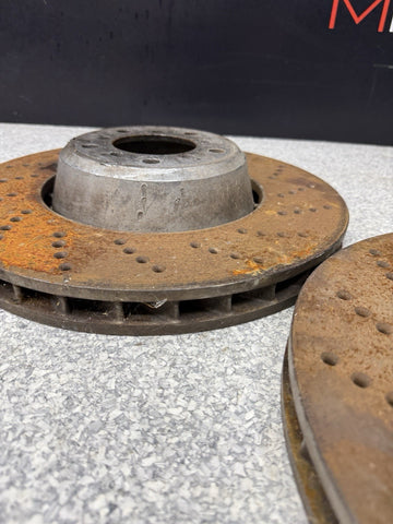 06-10 BMW E60 E63 E64 M5 M6 FRONT BRAKES DISCS ROTORS