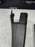 BMW 01-06 E46 325 330 M3 OEM Convertible Rear Top Lateral Trims Panels Black