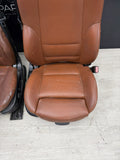 01-06 BMW E46 M3 Convertible Interior Front Heated Seats Cinnamon *Notes*