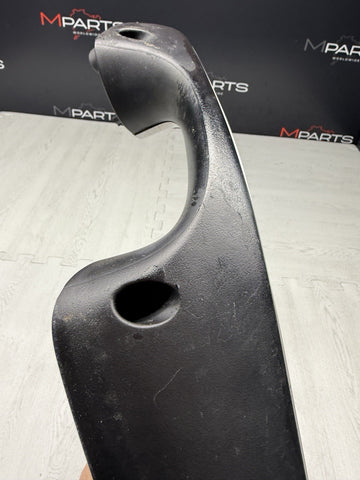 01-06 BMW E46 M3 Brushed Aluminum/Black Door Trim Armrest Right Front Passenger