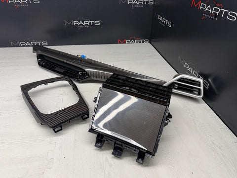 2025-2026 BMW G80 M3 Front Interior Carbon Fiber Trim Panel Set OEM