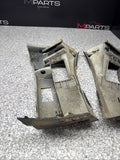 01-06 BMW E46 M3 FRONT BUMPER COVER GUARDS BRACKETS 2695247