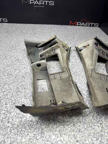 01-06 BMW E46 M3 FRONT BUMPER COVER GUARDS BRACKETS 2695247